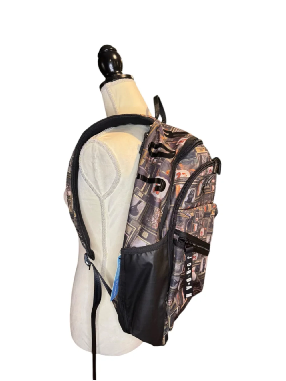 Men's Jordan Backpack One Size Black Multi-color